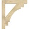 Ekena Millwork Merced Block Rough Sawn Bracket, Douglas Fir, 4"W x 30"D x 34"H BKT04X30X34MRC05RDF - alternate 3